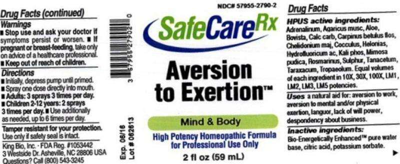 Aversion to Exertion